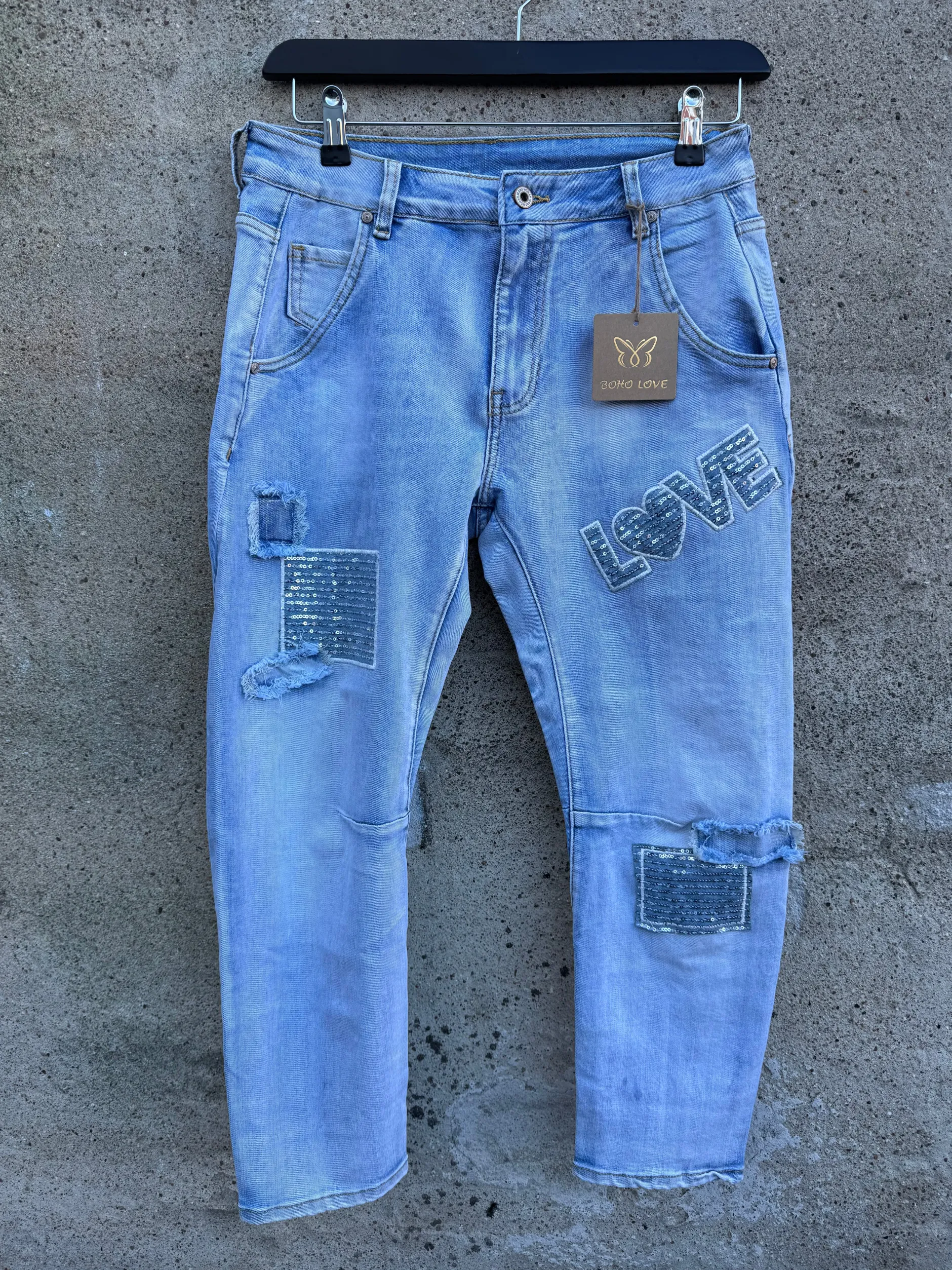 boho_love_b_jeans_light_d_0.webp Fashion B1199 jeans light denim Bukser | Jeans