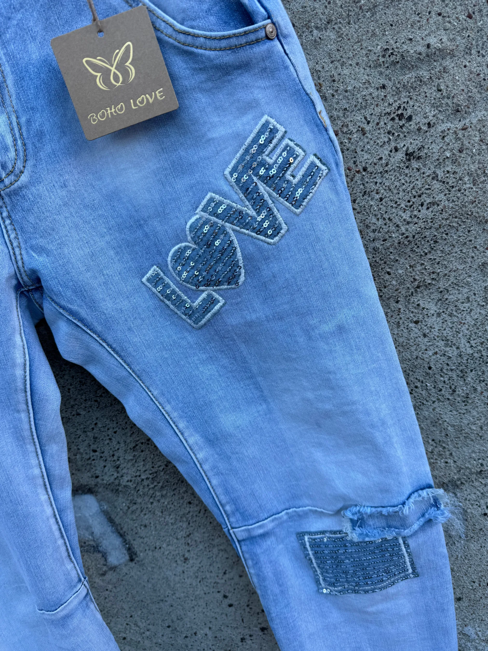 boho_love_b_jeans_light_d_2.webp Fashion B1199 jeans light denim Bukser | Jeans