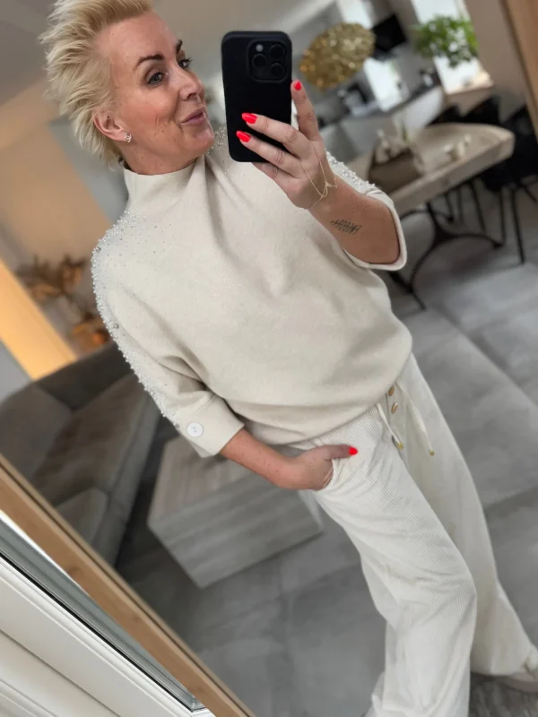 Online By Blake knit pearls Strik