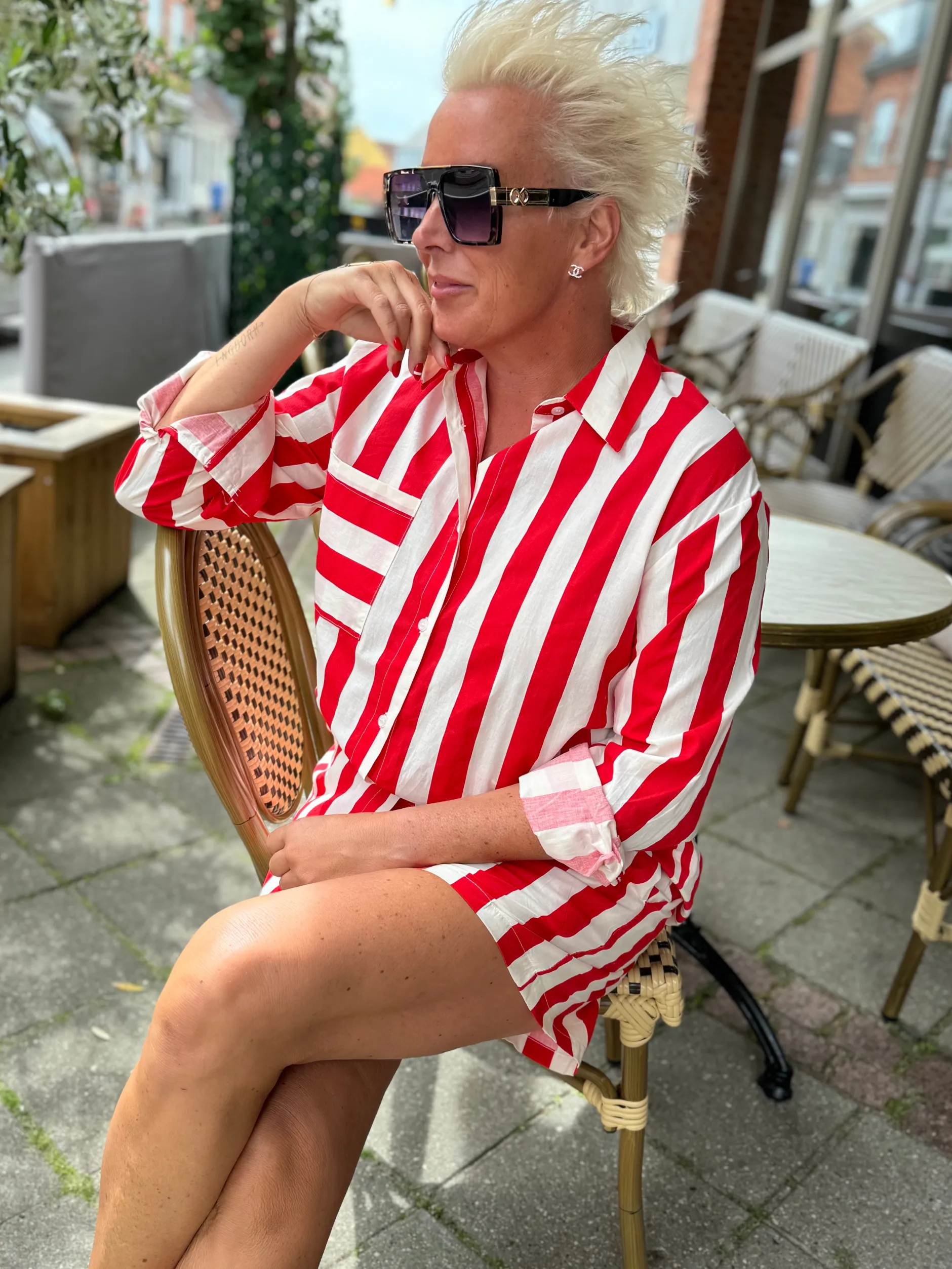 by_engbork_candy_skjorte__11.webp Outlet By Candy skjorte + shorts stripe Bluser | Skjorter