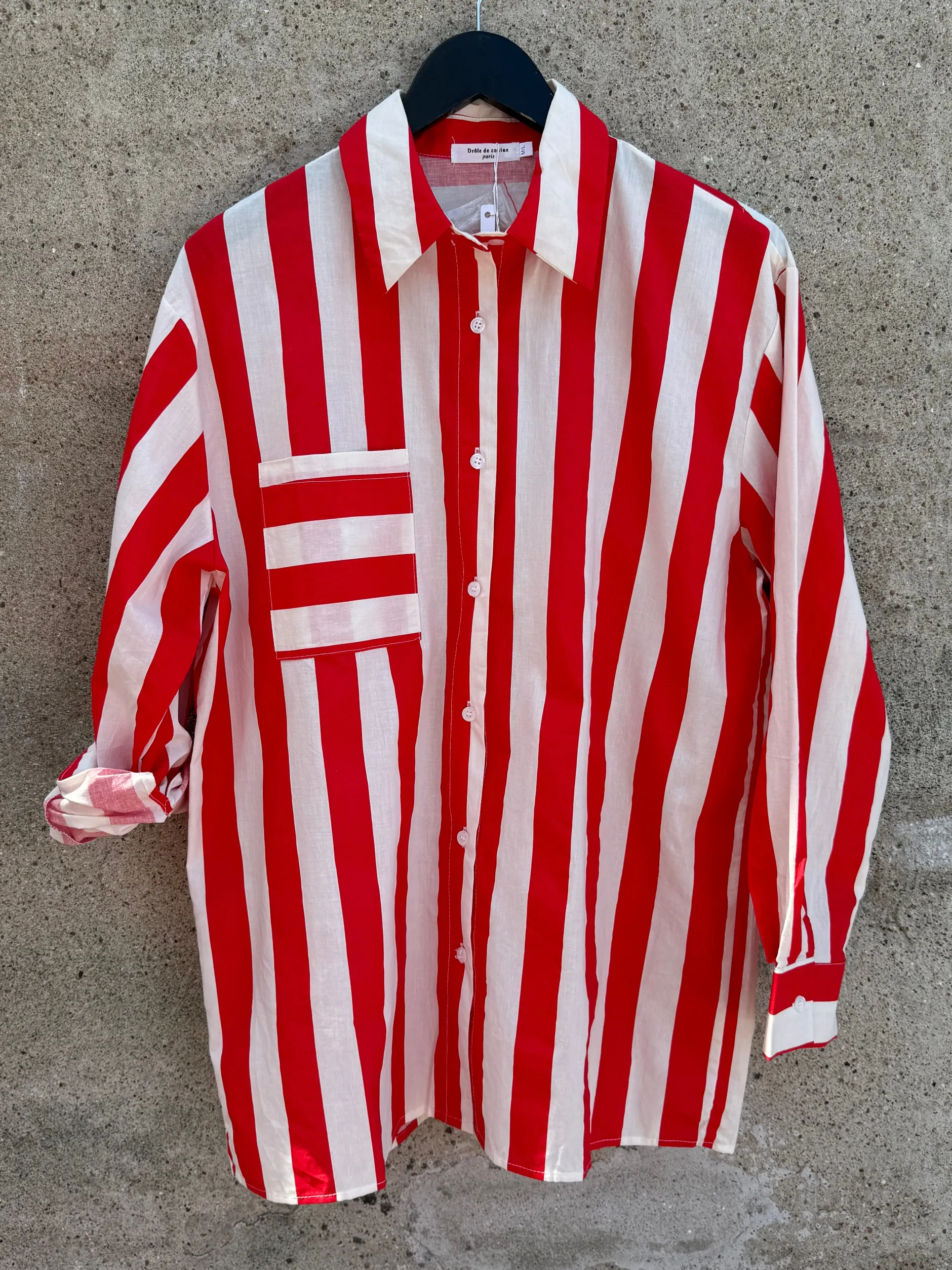 by_engbork_candy_skjorte__8.webp Outlet By Candy skjorte + shorts stripe Bluser | Skjorter