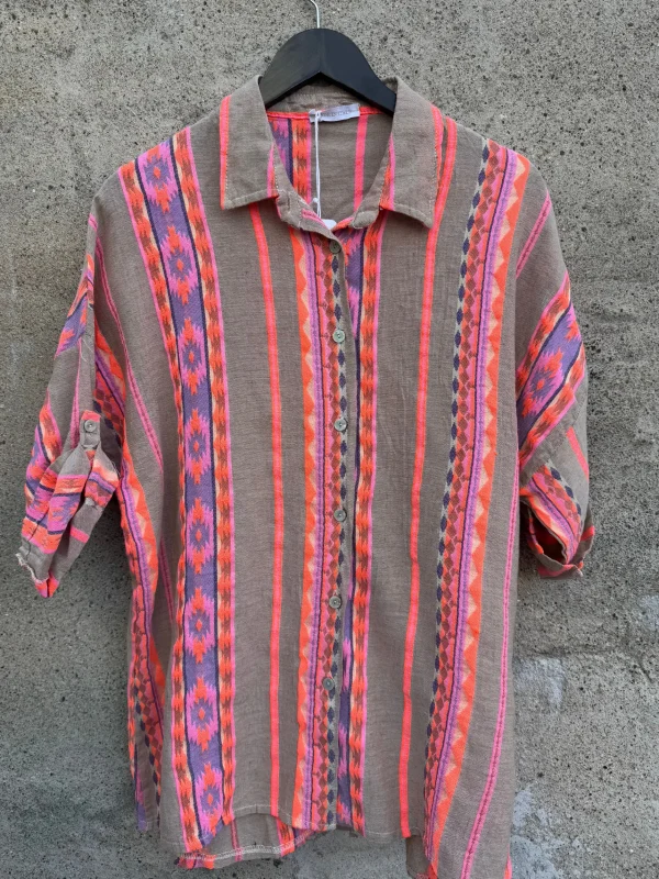 Online By Chia NEON skjorte Bluser | Skjorter