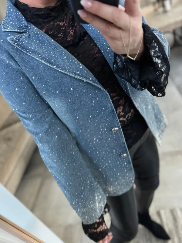 Discount By Drew denim glitter washed Overtøj