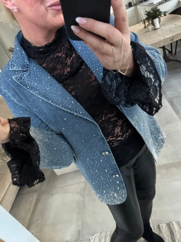 Discount By Drew denim glitter washed Overtøj