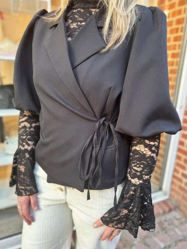 New By Fannie puf blazer Blazer