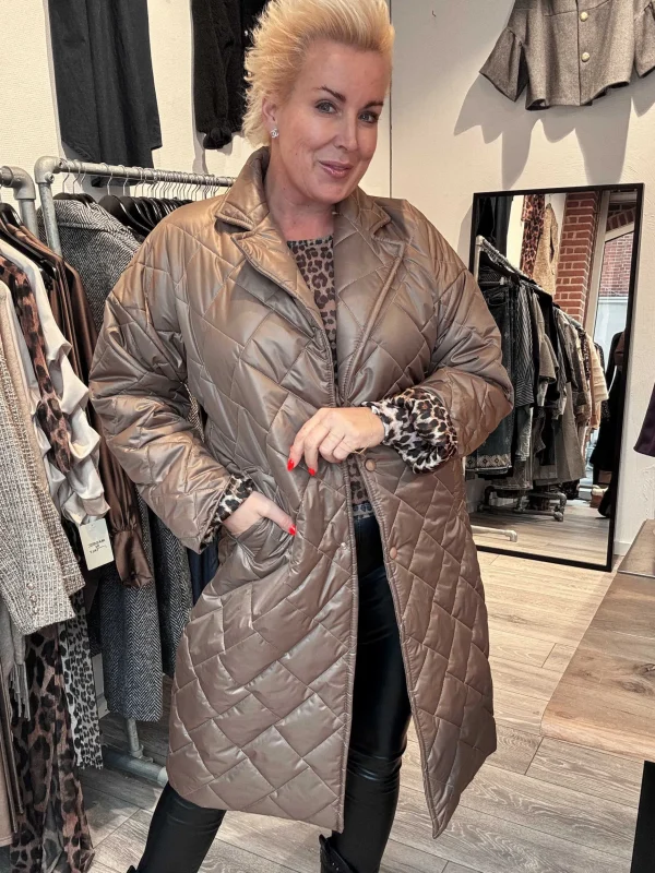 Fashion By Karen quilted jacket Overtøj