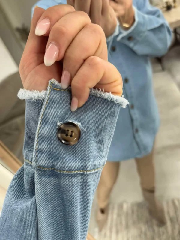 Online By Karola denim skjorte Bluser | Skjorter