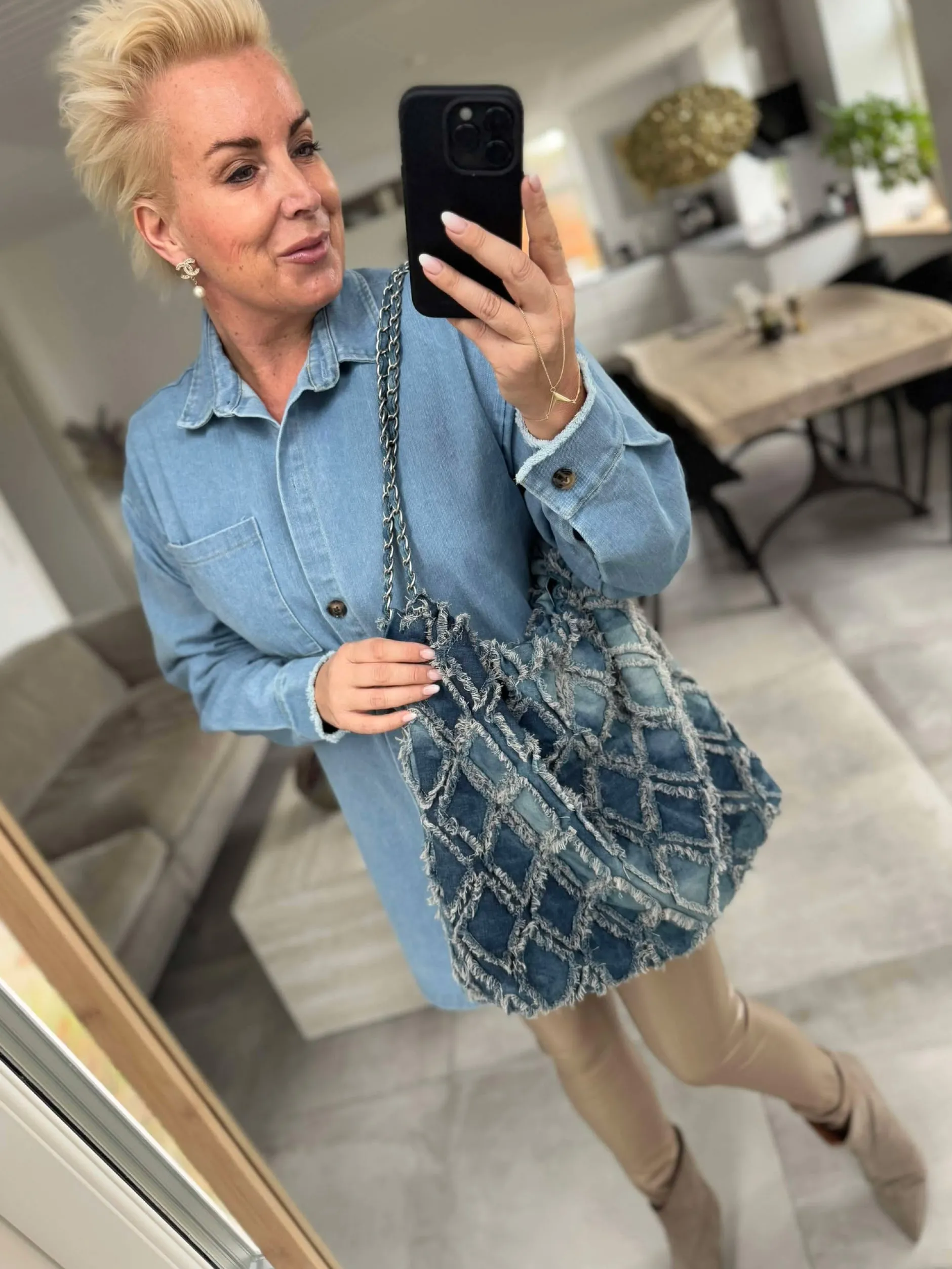 by_engbork_karola_denim_s_8.webp Online By Karola denim skjorte Bluser | Skjorter