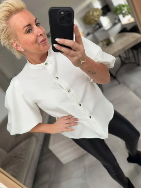 New By Magnolia puf bluse Bluser
