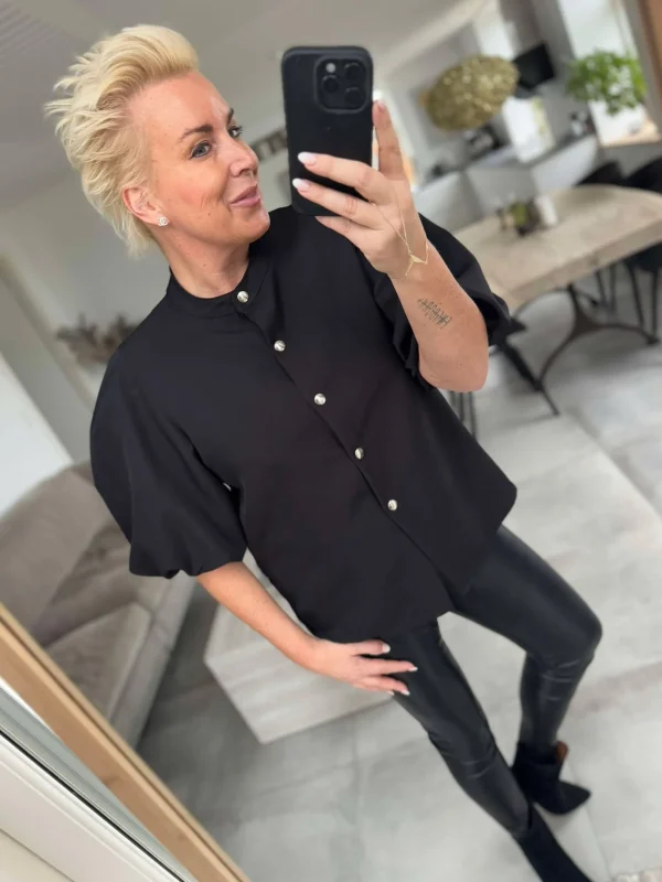 Online By Magnolia puf bluse Bluser