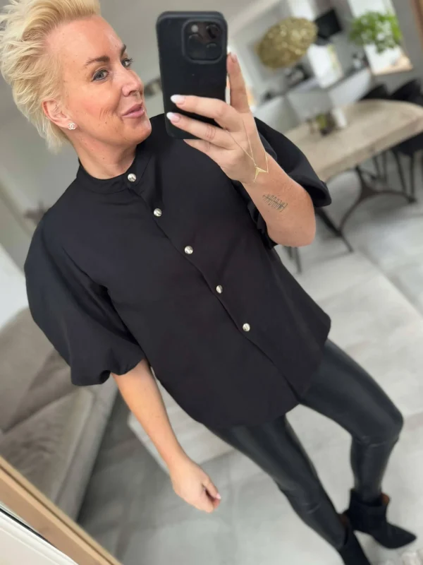 Online By Magnolia puf bluse Bluser