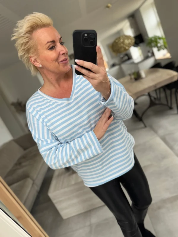Fashion By Tally bluse stripe Bluser