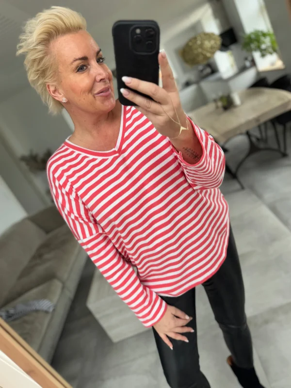 Sale By Tally bluse stripe Bluser