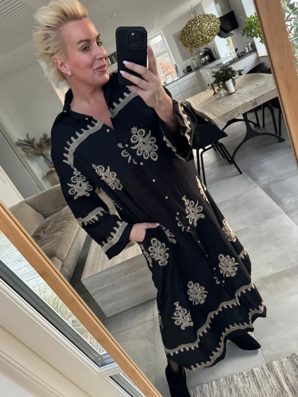 Hot By Zonya kjole embroderi Kjoler | Kjoler