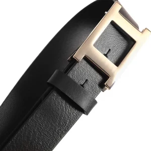Sale 16334 leather belt gold Bælter