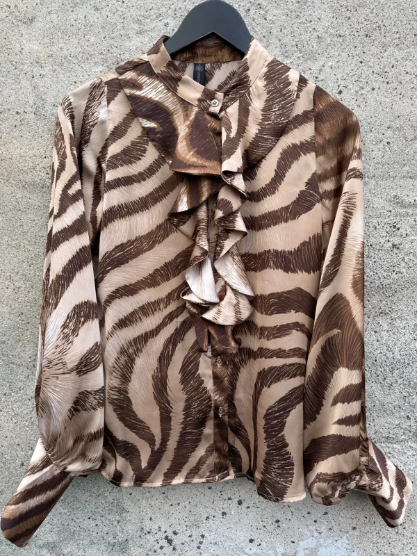 Hot Princess deluxe shirt zebra Bluser | Skjorter
