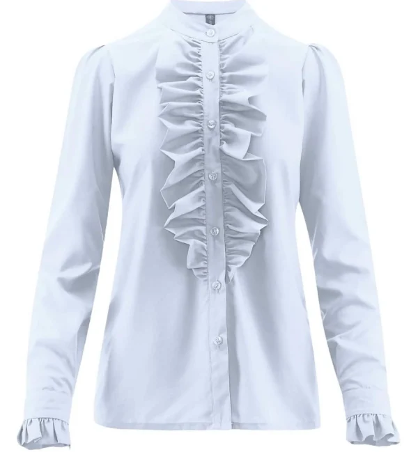 Sale Queen ruffle shirt Bluser | Skjorter