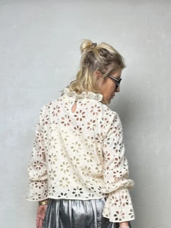 New 2501322 Goa blouse broderi anglaise Bluser | Skjorter