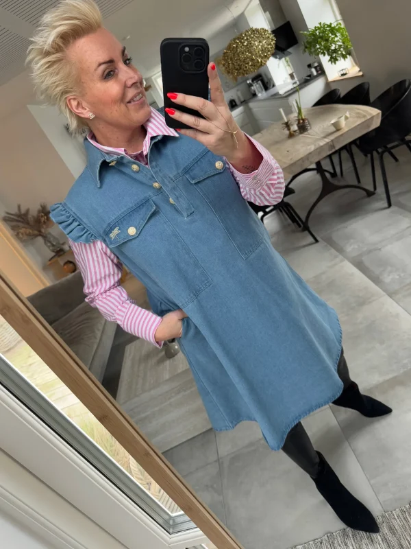 Hot 2407713 Idaho denim dress Kjoler | Kjoler