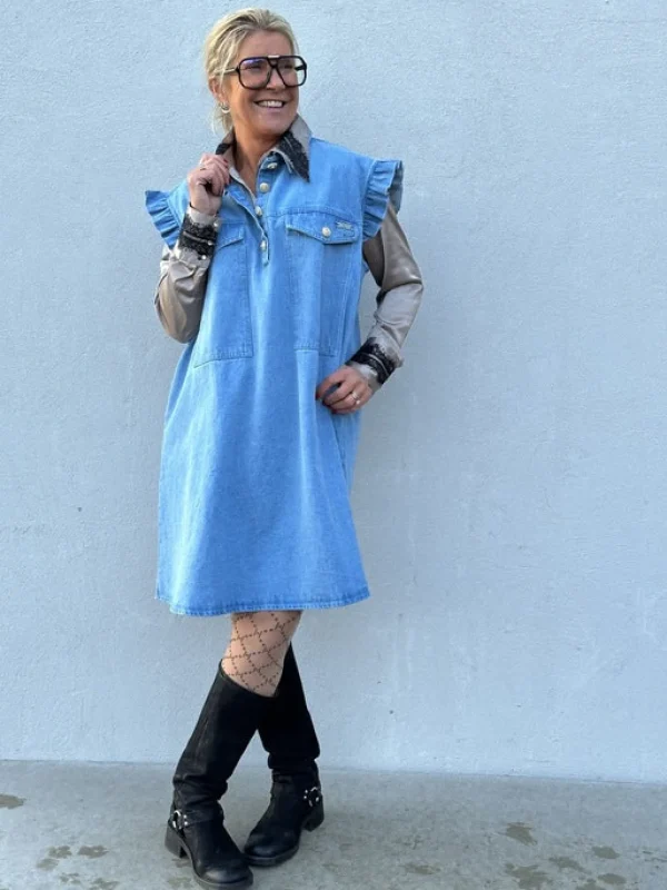 Hot 2407713 Idaho denim dress Kjoler | Kjoler