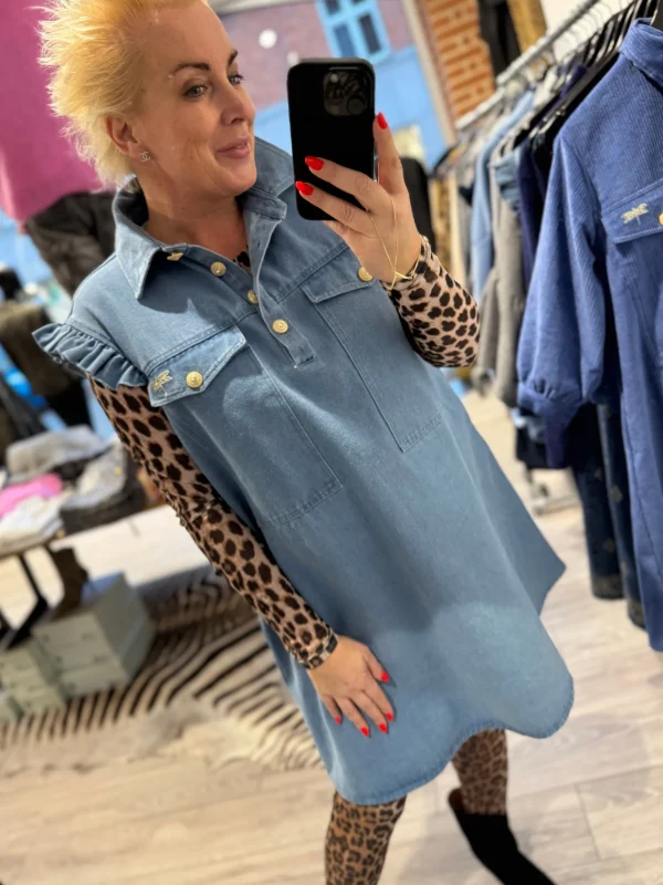 Hot 2407713 Idaho denim dress Kjoler | Kjoler