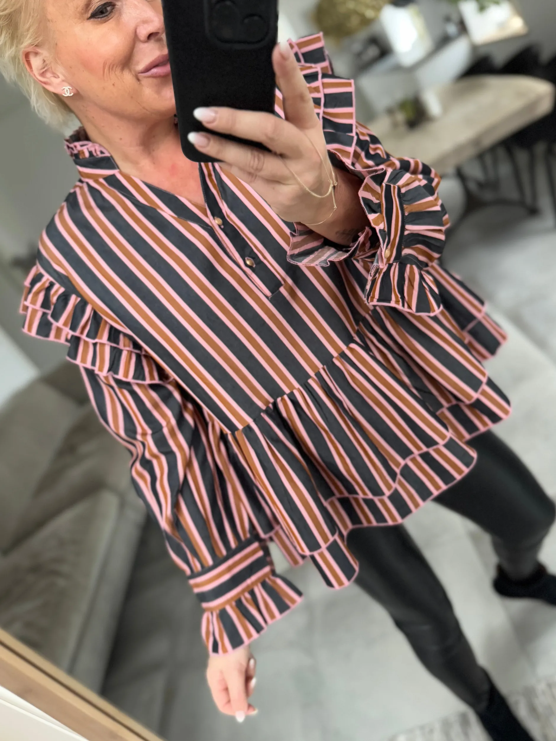 gaspar__jada_bluse_stripe_3.webp Discount 2501321 Jada bluse stripe Bluser