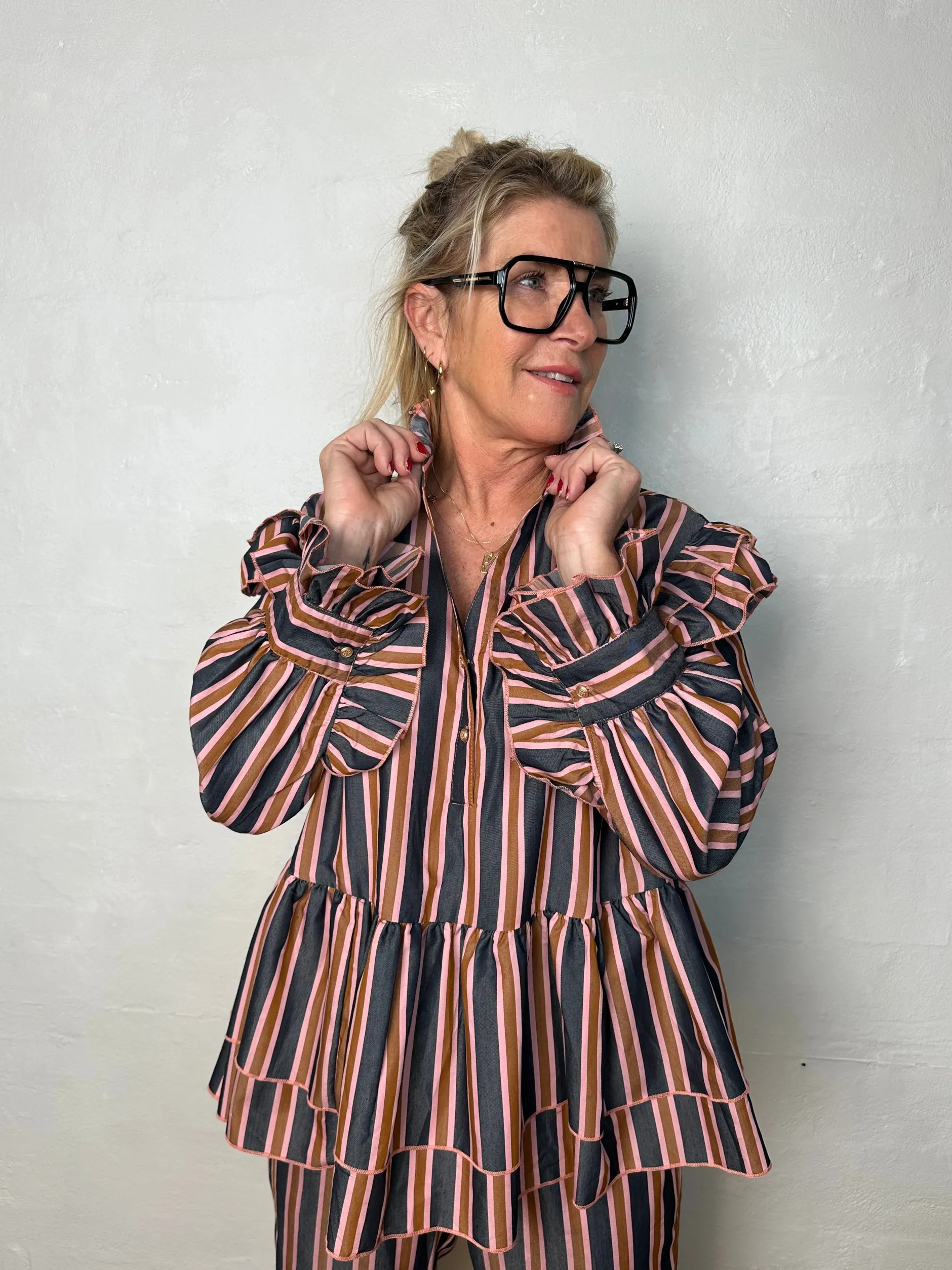 gaspar__jada_bluse_stripe_8.webp Discount 2501321 Jada bluse stripe Bluser