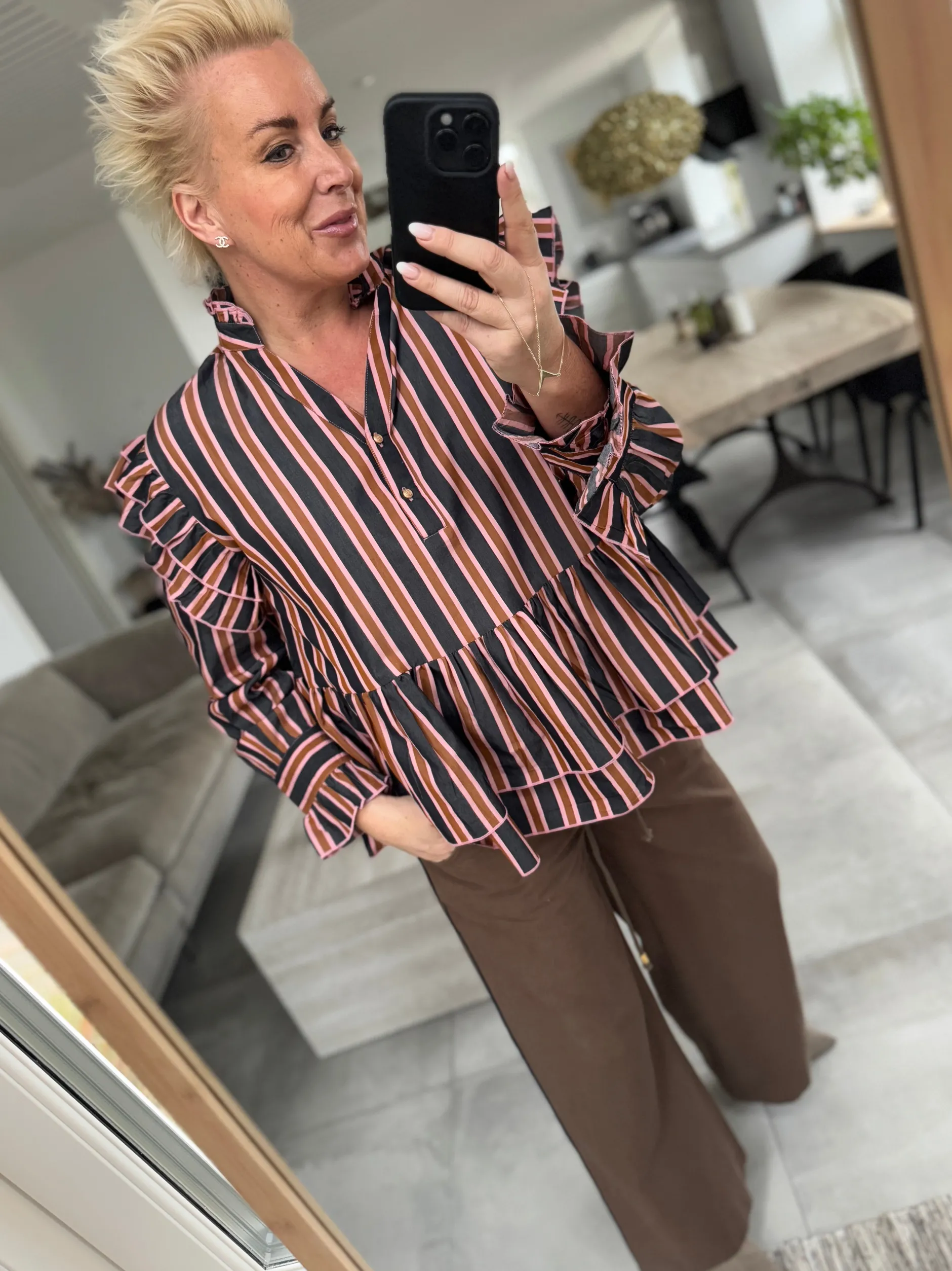 gaspar__jada_bluse_stripe_9.webp Discount 2501321 Jada bluse stripe Bluser