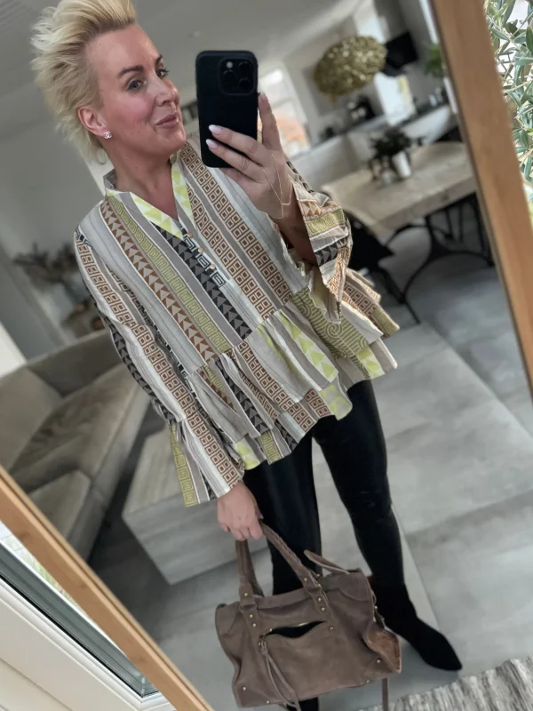 Sale 2501312 Lido jacquard blouse Bluser | Skjorter