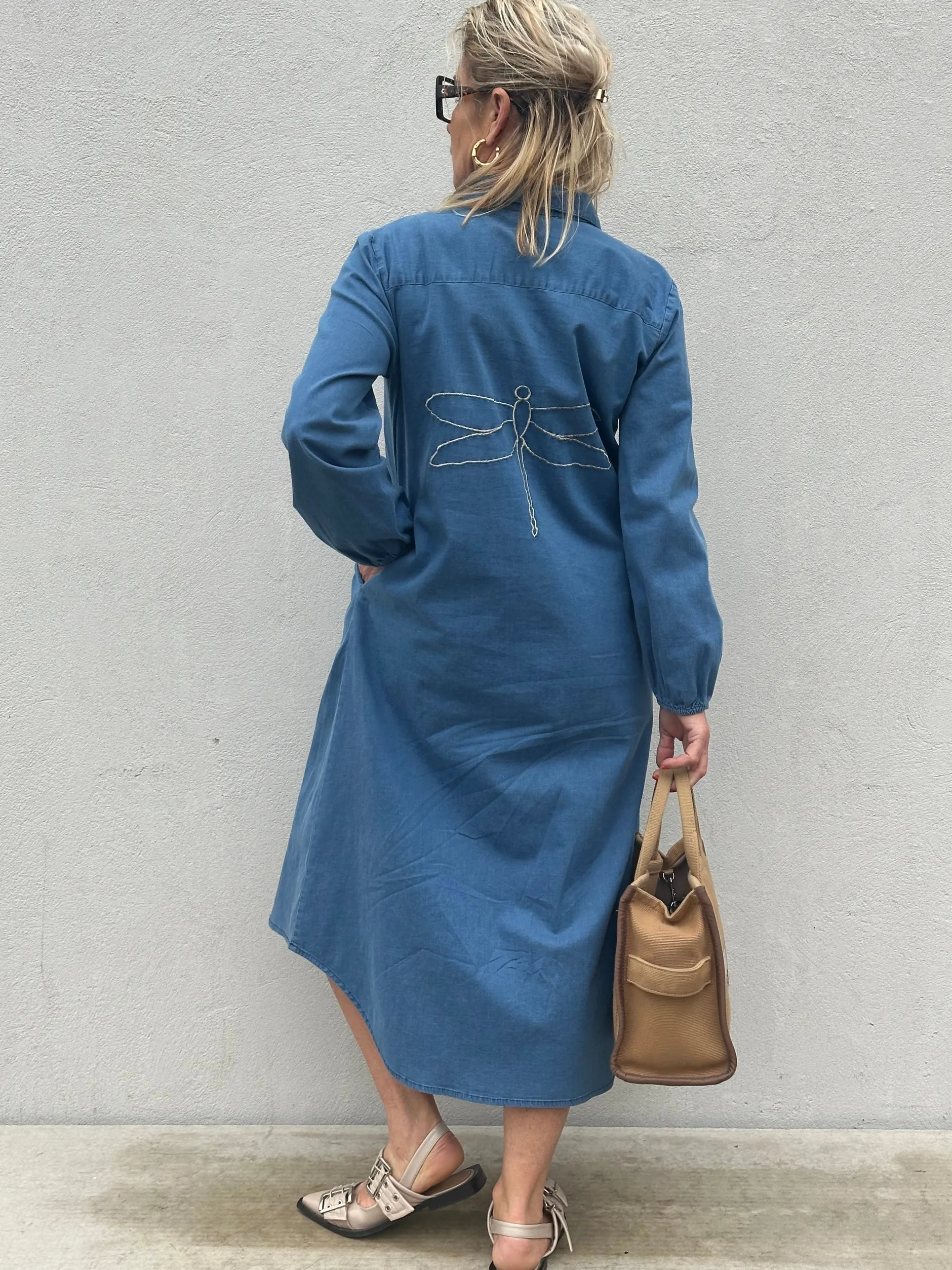 gaspar__lucca_denim_dress_0.webp Fashion 2501707 Lucca denim dress Kjoler | Kjoler