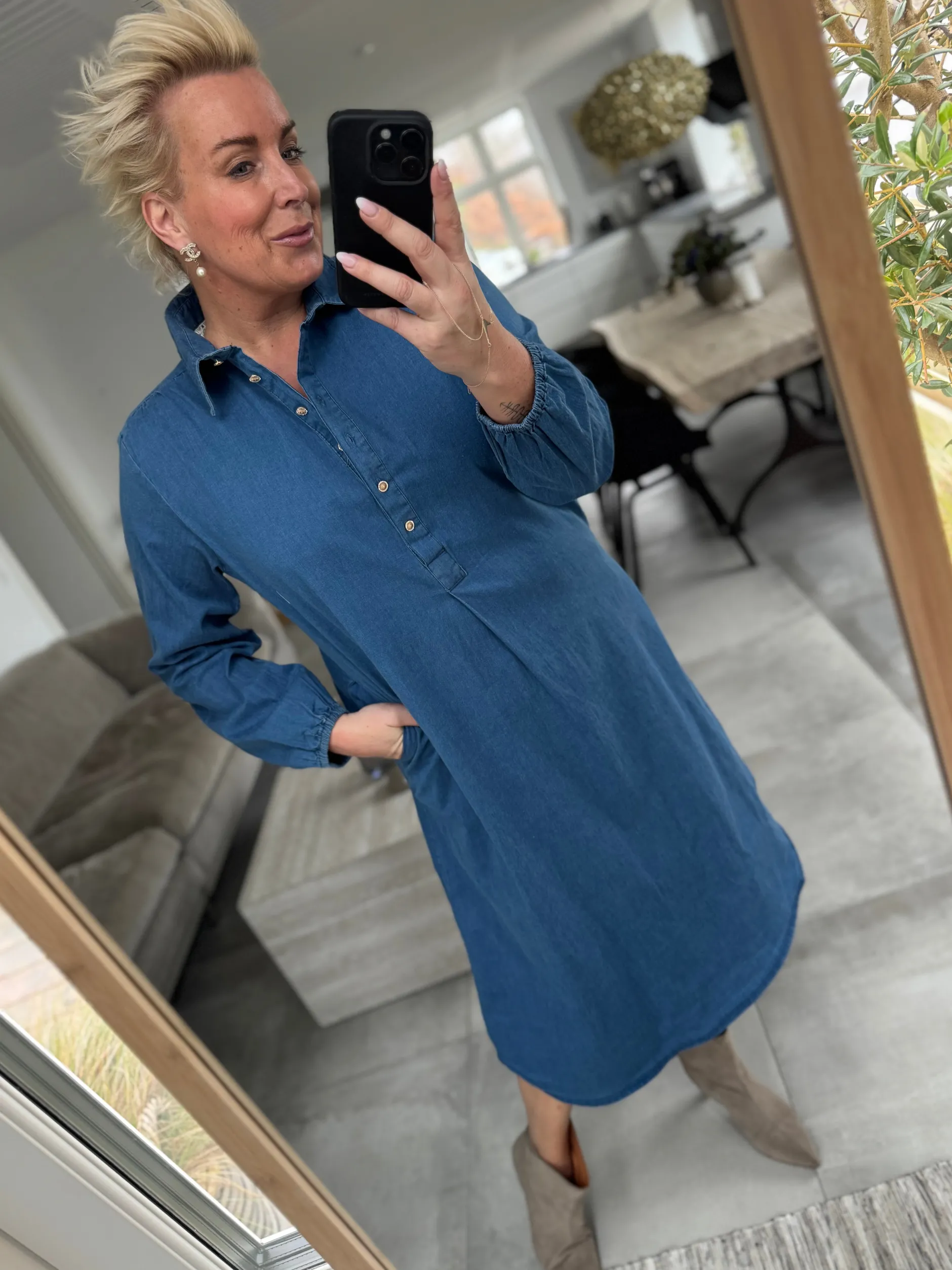 gaspar__lucca_denim_dress_4.webp Fashion 2501707 Lucca denim dress Kjoler | Kjoler