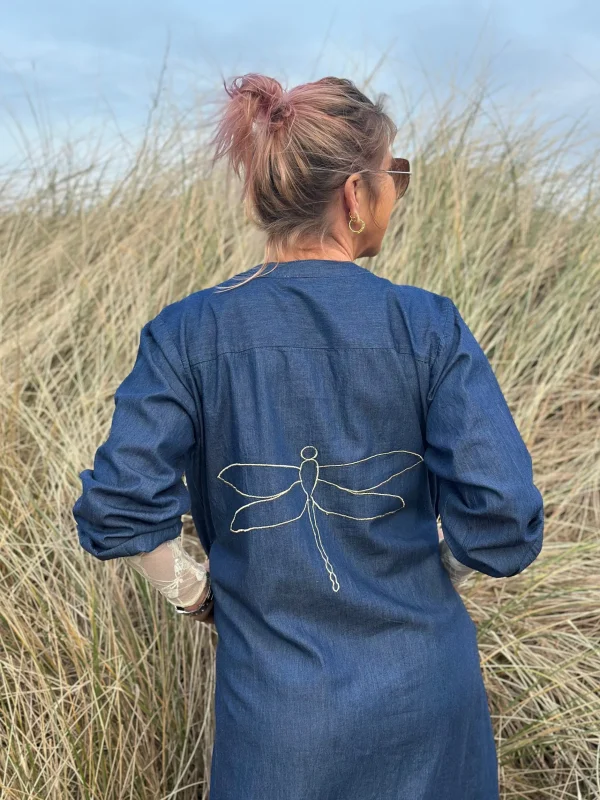 Best 2407702 Luna denim dress Kjoler | Kjoler