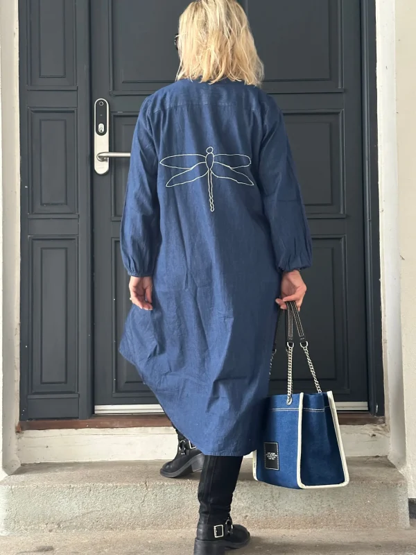 Best 2407702 Luna denim dress Kjoler | Kjoler