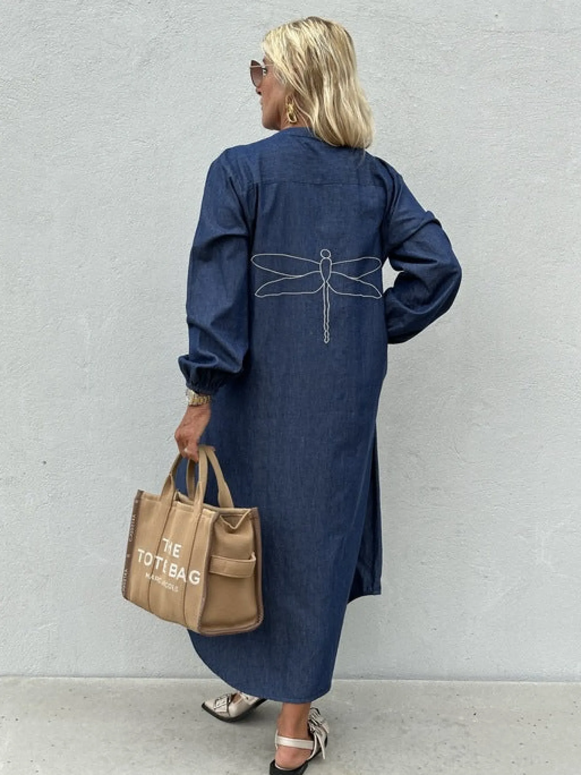 gaspar__luna_denim_dress__8.webp Best 2407702 Luna denim dress Kjoler | Kjoler