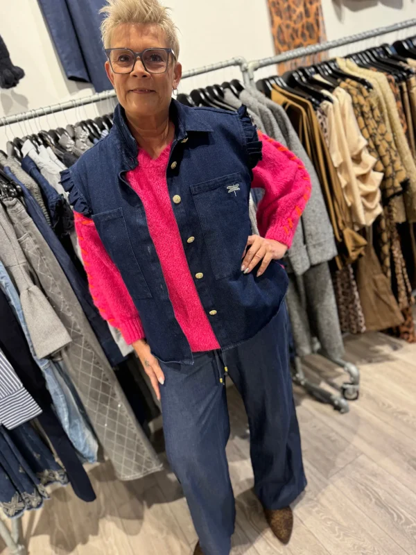 Hot 2407333 Malmø denim waistcoat Bluser