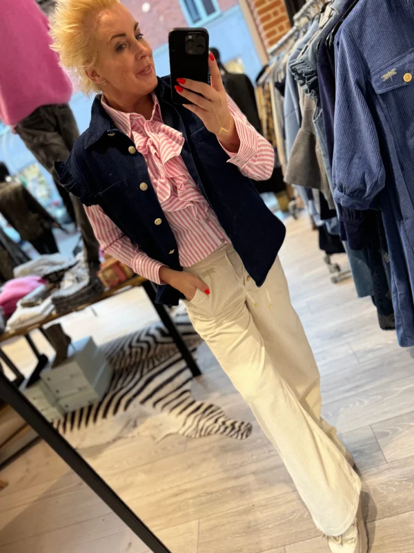 Hot 2407333 Malmø denim waistcoat Bluser