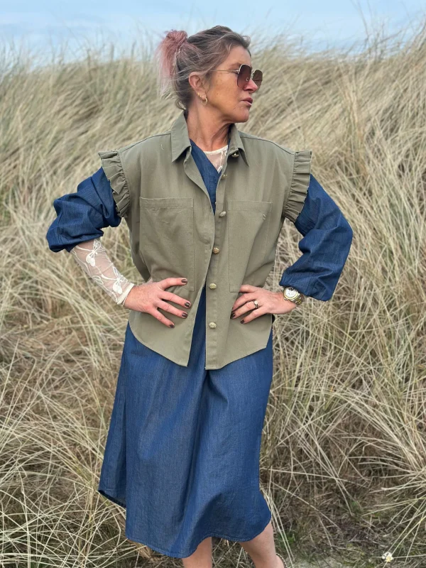 Discount 2501300 Malmø kanvas waistcoat Bluser | Veste