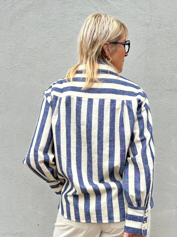 Hot 2501340 Malmø skjorte stripe dark Skjorter | Bluser