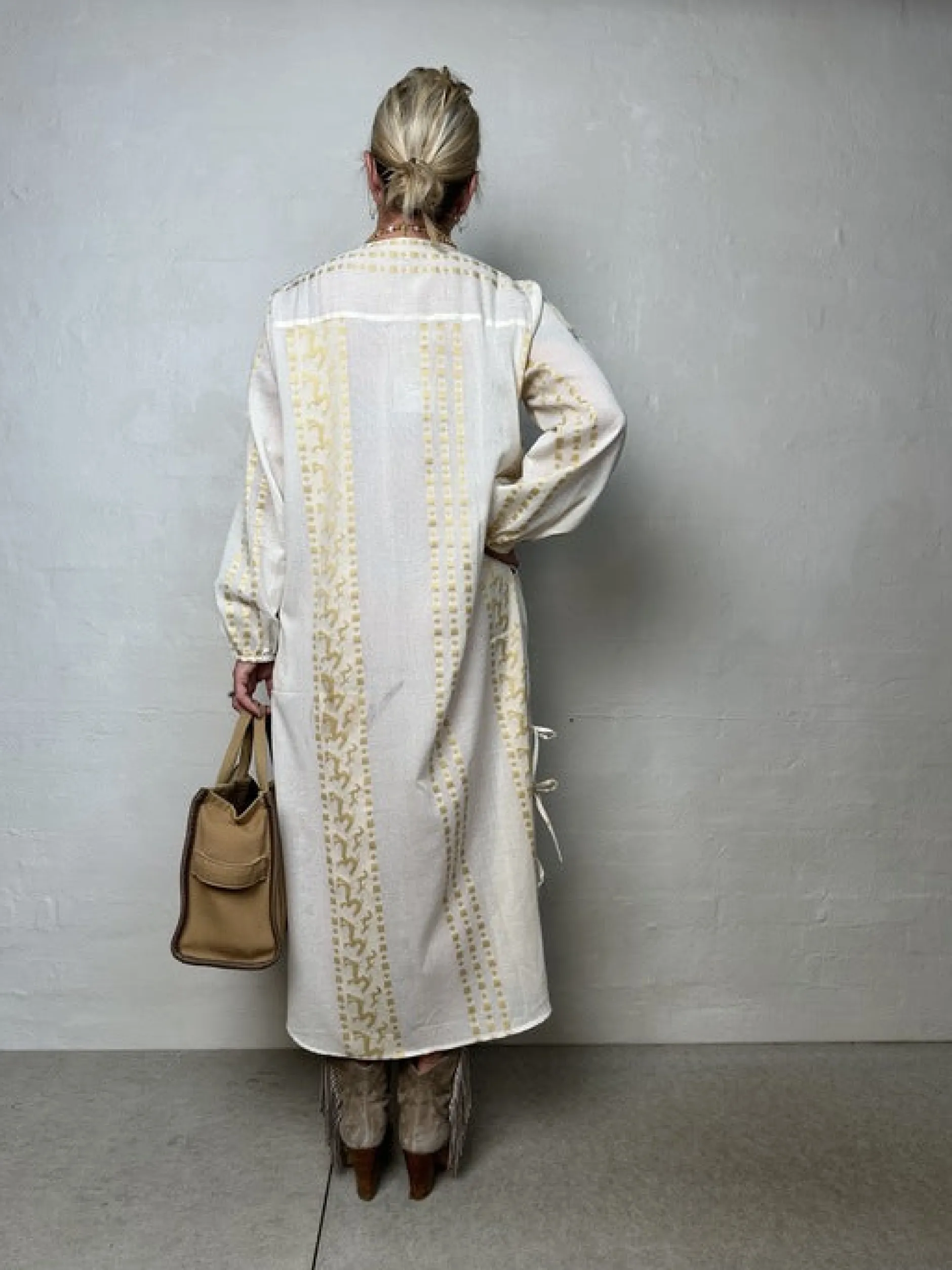 gaspar__miami_kaftan_jacq_1.webp Fashion 2501706 Miami kaftan jacquard off Kjoler | Kjoler