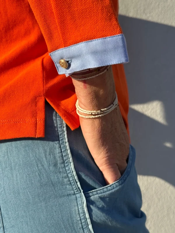 Outlet 2501317 Selma polo pique Bluser