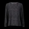 Discount Liberte 22146 Alma LS U T-shirt dark grey Bluser