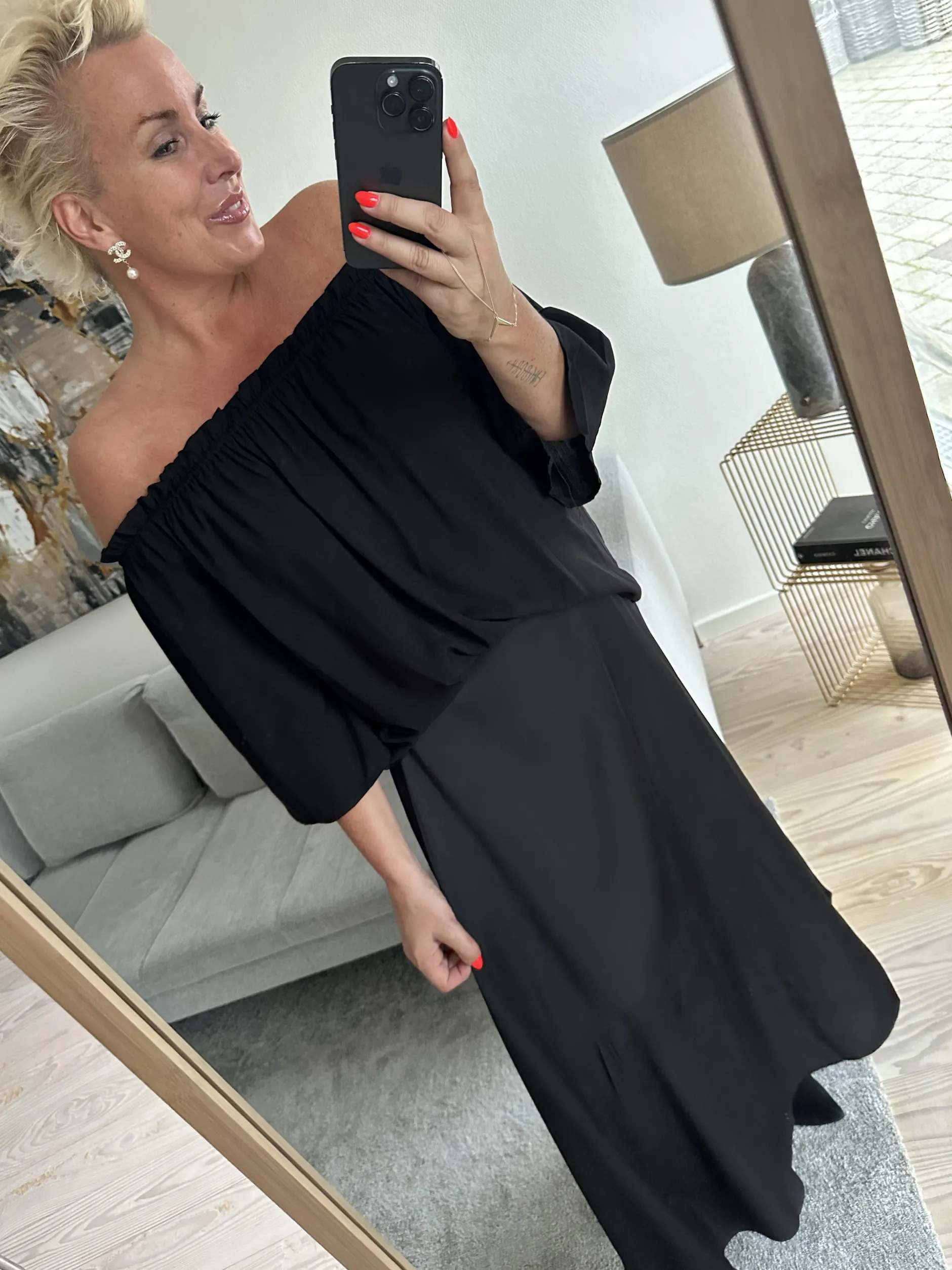 liberte__ova_skirt_black_5.webp Fashion Liberte 21654 Ova skirt Nederdele | Strømper