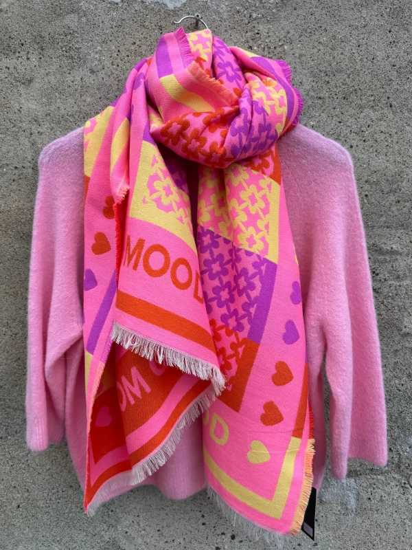 Online 4829 MOOD scarf NEON Tørklæder