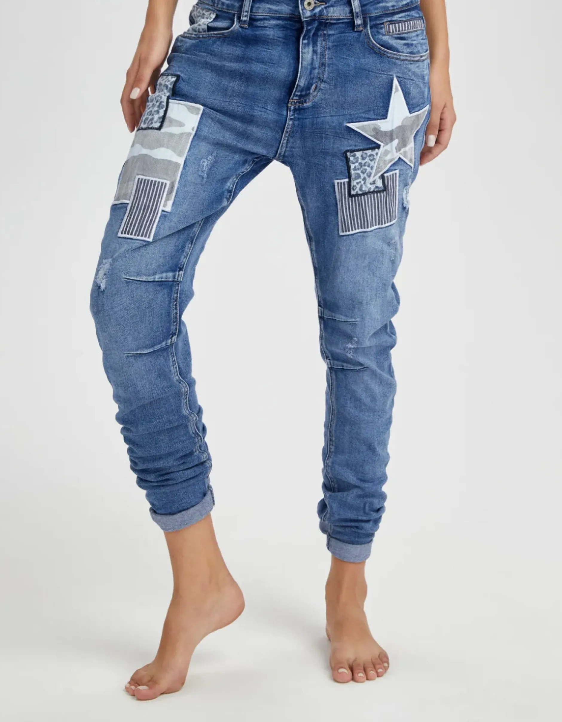 qnuz__rachel_jeans_patche_2.webp Outlet 8884 Rachel jeans patches denim Bukser | Jeans