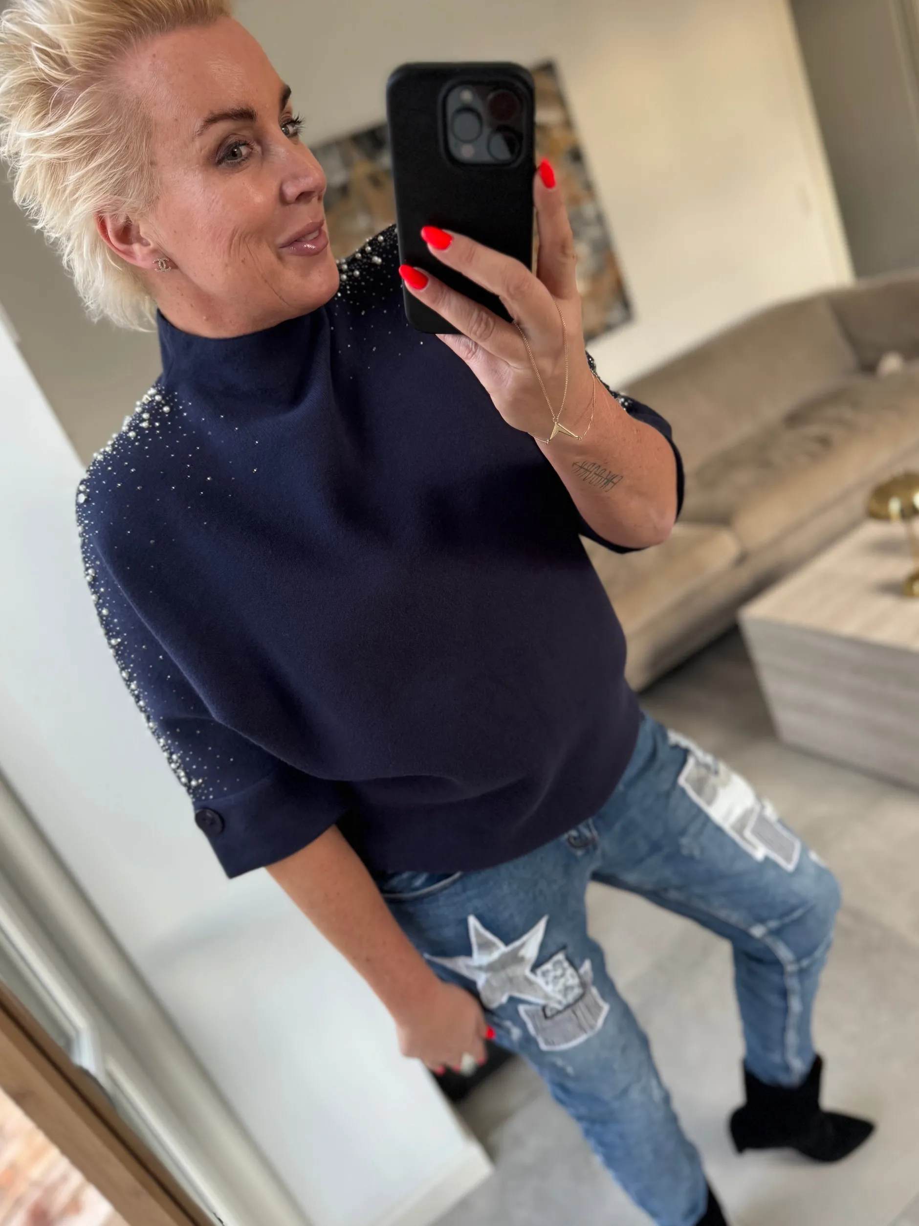 qnuz__rachel_jeans_patche_7.webp Outlet 8884 Rachel jeans patches denim Bukser | Jeans