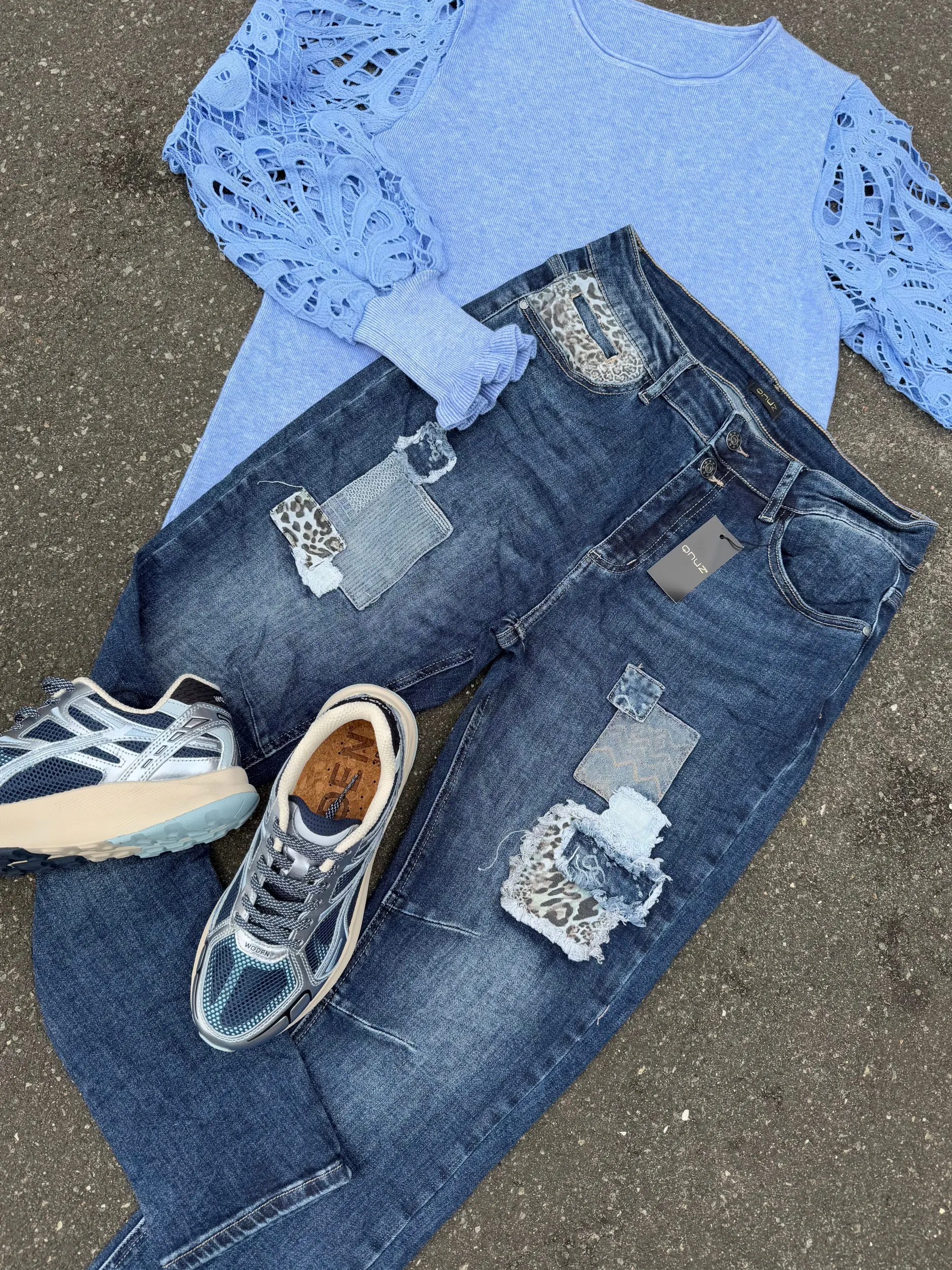qnuz__ragna_jeans_patches_5.webp Clearance 8885 Ragna jeans patches denim Bukser | Jeans