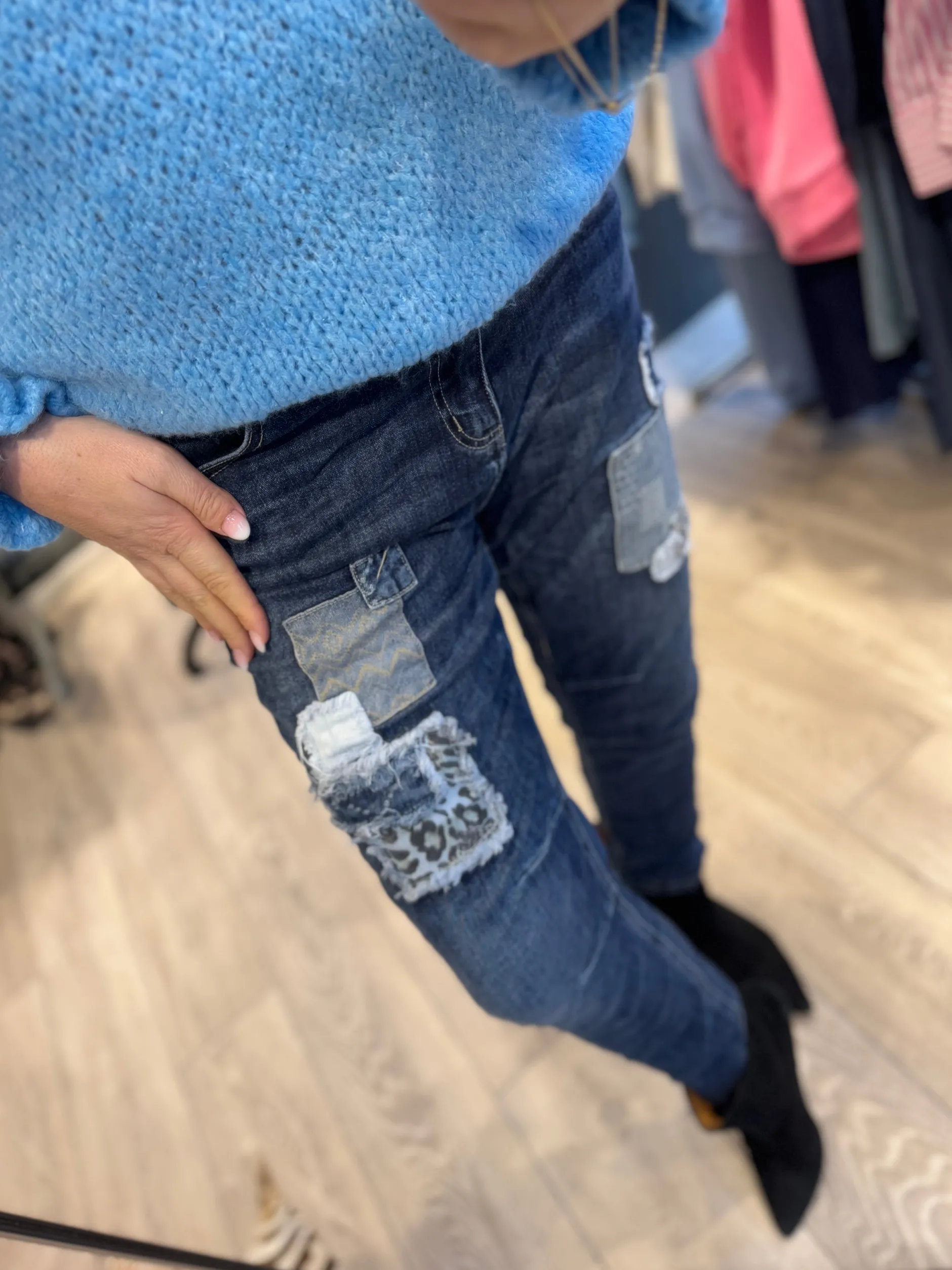 qnuz__ragna_jeans_patches_6.webp Clearance 8885 Ragna jeans patches denim Bukser | Jeans
