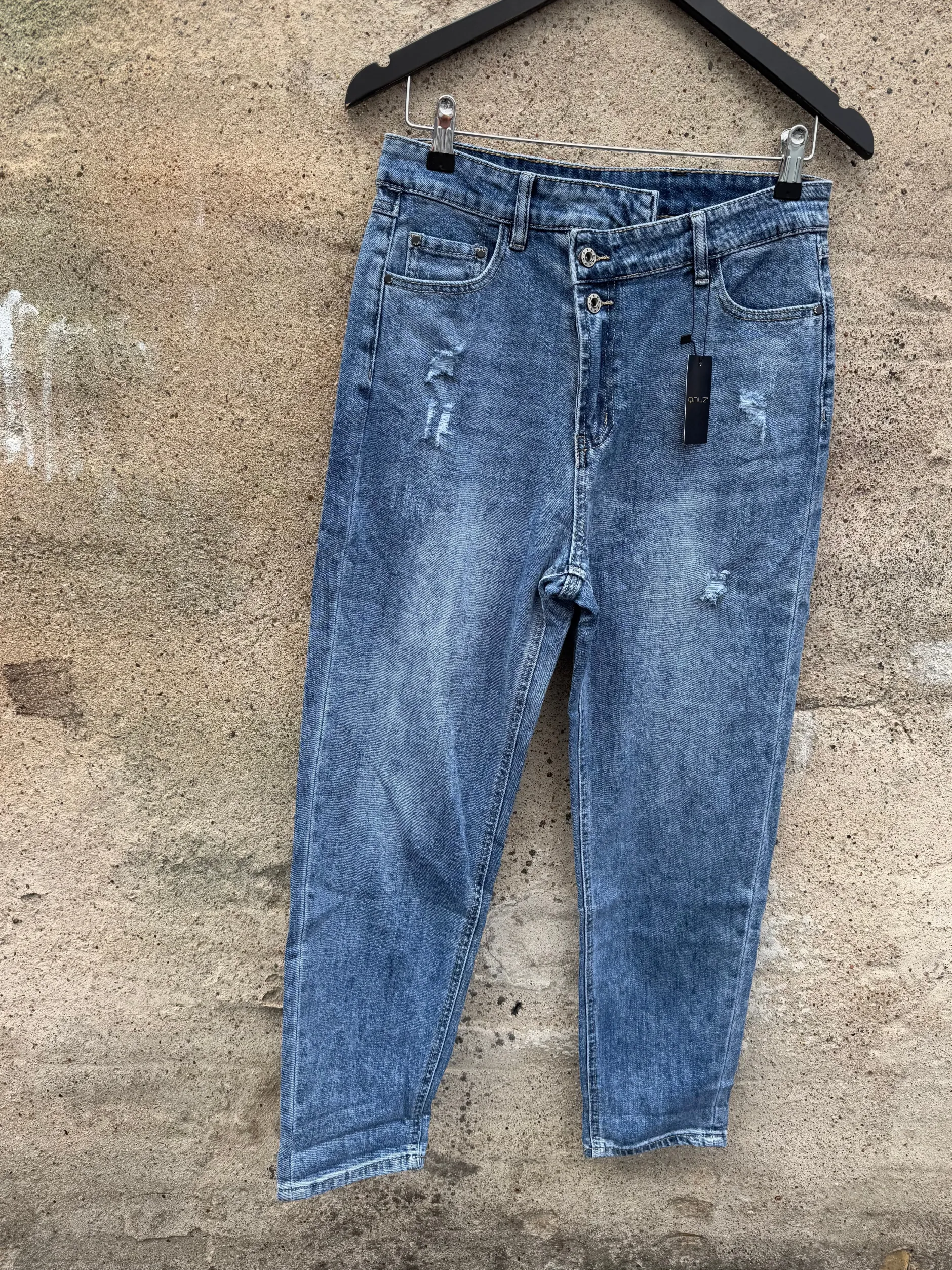 qnuz__ragnhild_jeans_wash_3.webp Sale 8886 Ragnhild jeans wash denim Bukser | Jeans