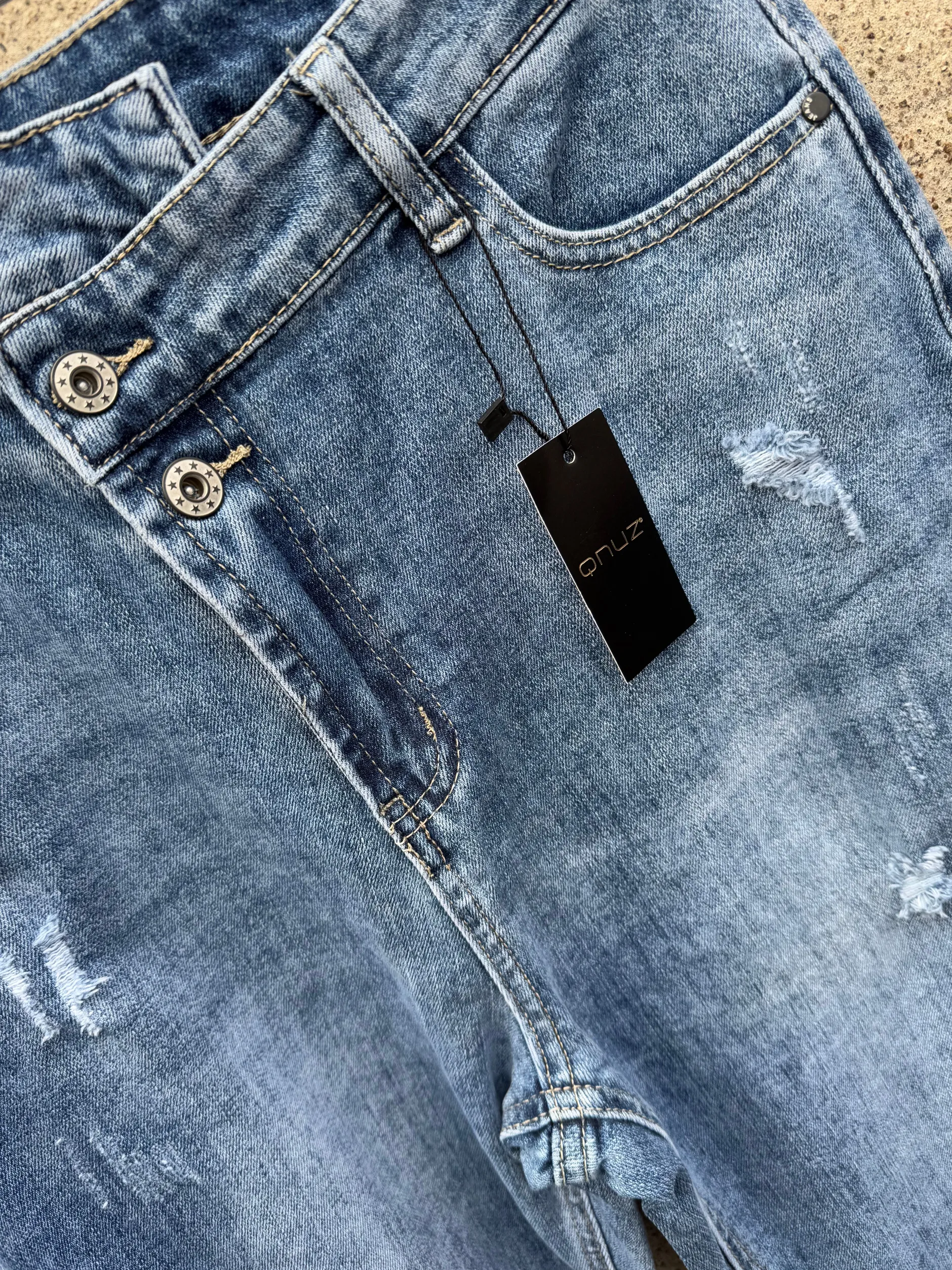 qnuz__ragnhild_jeans_wash_4.webp Sale 8886 Ragnhild jeans wash denim Bukser | Jeans