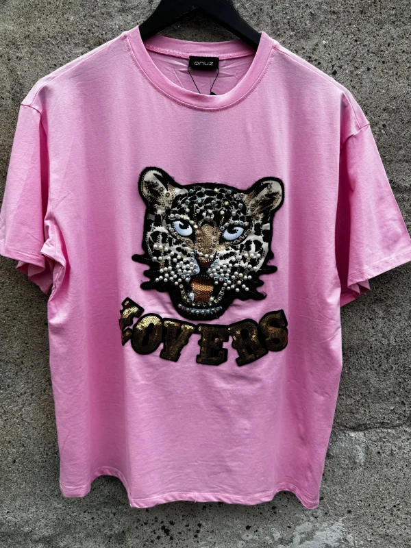 Discount 8965 Ruby T-shirt Tiger pastel T-Shirts